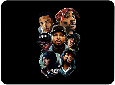 RAWAT TRADERS All Rapper Mouse Pad FKMP0088 Non Slip Base Mousepad(Multicolor)
