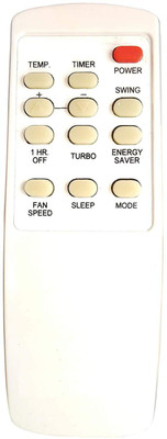 Cezo AC-105 Window & Split AC Remote Compatible For  AC Remote Controller Voltas Remote Controller(White)