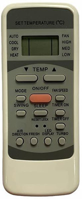 Woniry AC Remote No.78, Compatible for Onida AC Remote Control onida Remote Controller(Black)