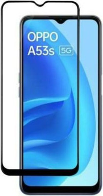 BeeVault Edge To Edge Tempered Glass for OPPO A53s 5G(Pack of 1)