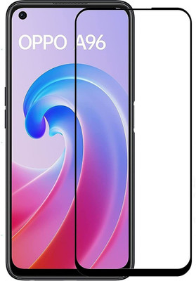 Bodoma Edge To Edge Tempered Glass for Oppo A96 5G(Pack of 1)