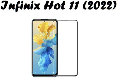 CASEHUNT Edge To Edge Tempered Glass for Infinix Hot 11 (2022)(Pack of 1)