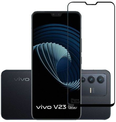 BeeVault Edge To Edge Tempered Glass for Vivo V23 5G(Pack of 1)