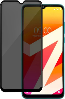 HUPSHY Edge To Edge Tempered Glass for LAVA Z6(Pack of 1)