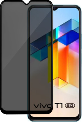 HUPSHY Edge To Edge Tempered Glass for vivo T1 5G(Pack of 1)