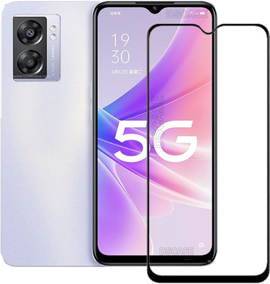 DSCASE Edge To Edge Tempered Glass for Oppo A57(Pack of 1)