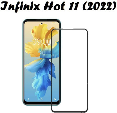 CASEHUNT Edge To Edge Tempered Glass for Infinix Hot 11 (2022)(Pack of 1)