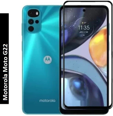 Bodoma Edge To Edge Tempered Glass for Motorola G22, Moto G22, Motorola E22s, Moto E22s, Moto E32, Moto E32s(Pack of 1)