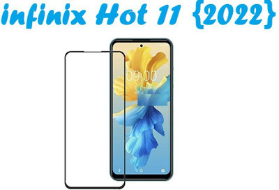 CASEHUNT Edge To Edge Tempered Glass for Infinix Hot 11 (2022)(Pack of 1)
