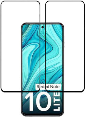 KARTRAY Edge To Edge Tempered Glass for Redmi Note 10 Lite, Redmi Note 9 Pro, Redmi Note 9 Pro Max(Pack of 2)