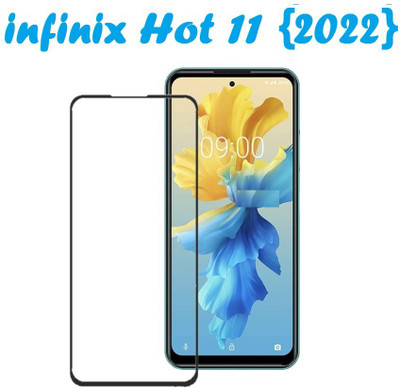 CASEHUNT Edge To Edge Tempered Glass for Infinix Hot 11 (2022)(Pack of 1)