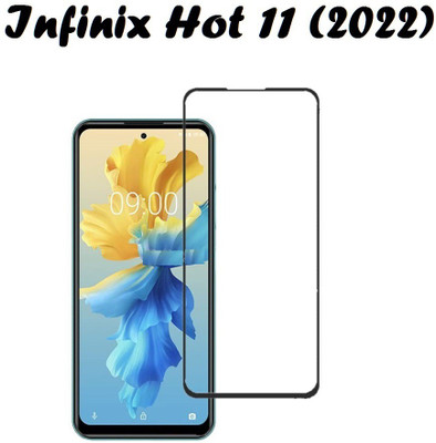 CASEHUNT Edge To Edge Tempered Glass for Infinix Hot 11 (2022)(Pack of 1)