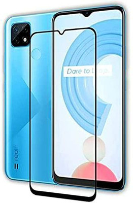 BeeVault Edge To Edge Tempered Glass for realme C11 2021(Pack of 1)