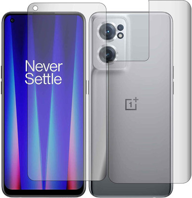 AGRSHI Front and Back Tempered Glass for Oneplus Nord CE 2(Pack of 1)