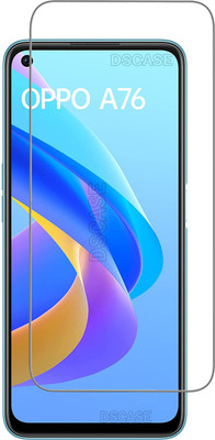 DSCASE Tempered Glass Guard for OPPO A76(Pack of 1)