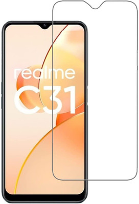 DMJHP Tempered Glass Guard for Realme C31(Pack of 1)