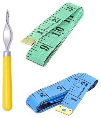 Kunfaya 1 Tracing Wheel + 2Pc Sewing Tailor Measuring Tape Sewing Kit
