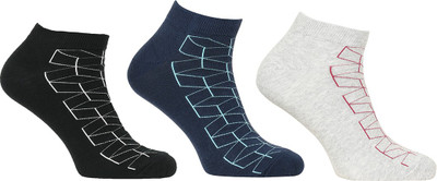 Simple Habits Unisex Printed Ankle Length(Pack of 3)