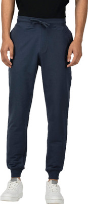 INFINIA Solid Men Dark Blue Track Pants