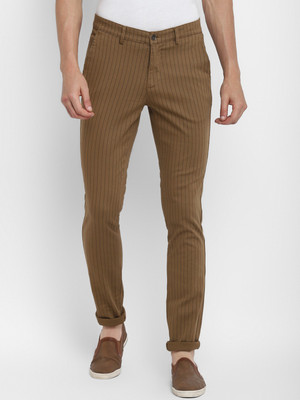 TURTLE Tapered Men Khaki Trousers