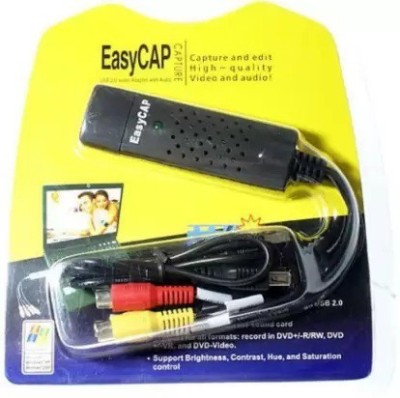 Mak World  TV-out Cable Easier Cap Video And Audio Capturing Device directly from TV(Black, For TV)