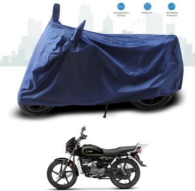 THAPA Waterproof Two Wheeler Cover for Universal For Bike, Hero(Splendor Pro, Blue)