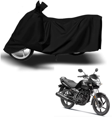Mdstar Waterproof Two Wheeler Cover for Honda(Unicorn Dazzler, Black)