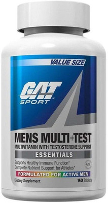 GAT Sport Men's Multi +Test Multivitamin with Testosterone Support(150 Tablets)