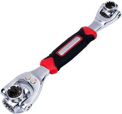 Fitaza Socket Wrench Tool Tiger Wrench 48 in 1 Swivel Head Multi Tool Spanne Tools Socket Works Double Sided Open End Wrench(Pack of 1)