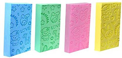 Shree Shyam Bath Sponge Ultra Soft Korean Scrubber Bathing Exfoliating Sponges Body
