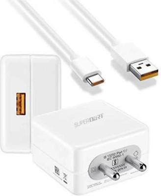 WEFIXALL 6 A Wall Charger for Mobile with Detachable Cable(White)