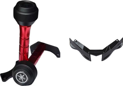 acube mart CNC Frame Slider for Yamaha R15 V4/M (BS6)- RED/black+winiglet black Bike Crash Guard(Yamaha)