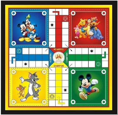 GOLS Ludo Snake & Ladder 2in 1 combo with 1 set Plastic Coins 10 cm Dart Board(Multicolor)