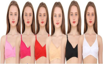 Komal Traders Women Push-up Non Padded Bra(Multicolor)