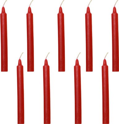 Floryn decor Pink Candles for spell/Ritual/ healing /Chakras | Pack of 20 Candle Candle(Red, Pack of 20)