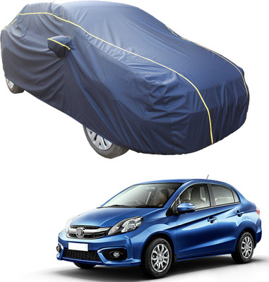 SS Zeeber Car Cover For Honda Amaze S CVT i-VTEC (With Mirror Pockets)(Blue)