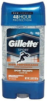 GILLETTE Sport Triumph Antiperspirant Clear Gel ( BIG ) 107 G Deodorant Gel – For Men (107 g)