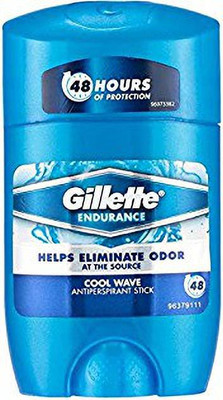 GILLETTE Endurance Cool Wave Antiperspirant Stick , 48 ML Deodorant Stick – For Men