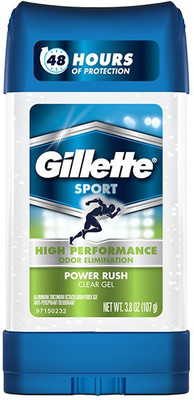 GILLETTE Sport Power Rush Antiperspirant Clear Gel ( BIG ) 107 G Deodorant Gel – For Men (107 g)