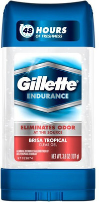 GILLETTE Endurance Brisa Tropical Antiperspirant Clear Gel ( BIG ) 107 G Deodorant Gel – For Men (107 g)