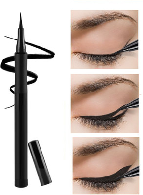 tanvi27 Big Eyes Long Lasting Ultra-Fine Brush Tip 2.5 g(BLACK)