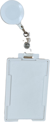 Dey 's stationery store Plastic ID Badge Holder, ID Badge Reel(Pack of 1)