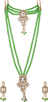 CATALYST Mother of Pearl Green Jewellery Set(Pack of 1)