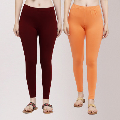 Trend Level Ankle Length Western Wear Legging(Multicolor, Solid)