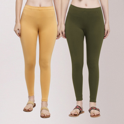 Trend Level Ankle Length Western Wear Legging(Multicolor, Solid)