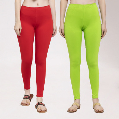 Trend Level Ankle Length Western Wear Legging(Multicolor, Solid)