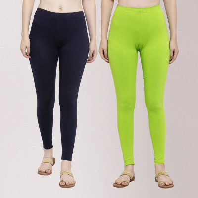 Trend Level Ankle Length Western Wear Legging(Multicolor, Solid)