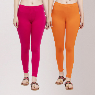 Trend Level Ankle Length Western Wear Legging(Multicolor, Solid)