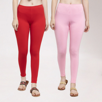 Trend Level Ankle Length Western Wear Legging(Multicolor, Solid)