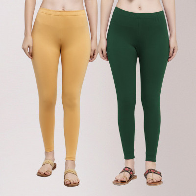 Trend Level Ankle Length Western Wear Legging(Multicolor, Solid)